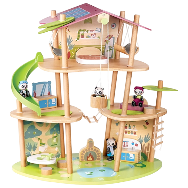 Домик для кукол Hape Panda house E3413  Домик / 3+ photo 1