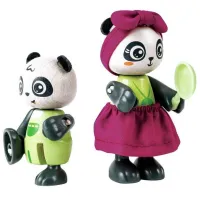 Căsuță pentru păpuși Hape Panda house E3413 Căsuță / 3+ photo 2