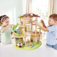 Căsuță pentru păpuși Hape Panda house E3413 Căsuță / 3+ photo 4