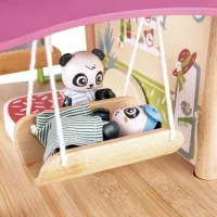 Căsuță pentru păpuși Hape Panda house E3413 Căsuță / 3+ photo 5