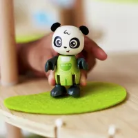 Căsuță pentru păpuși Hape Panda house E3413 Căsuță / 3+ photo 9