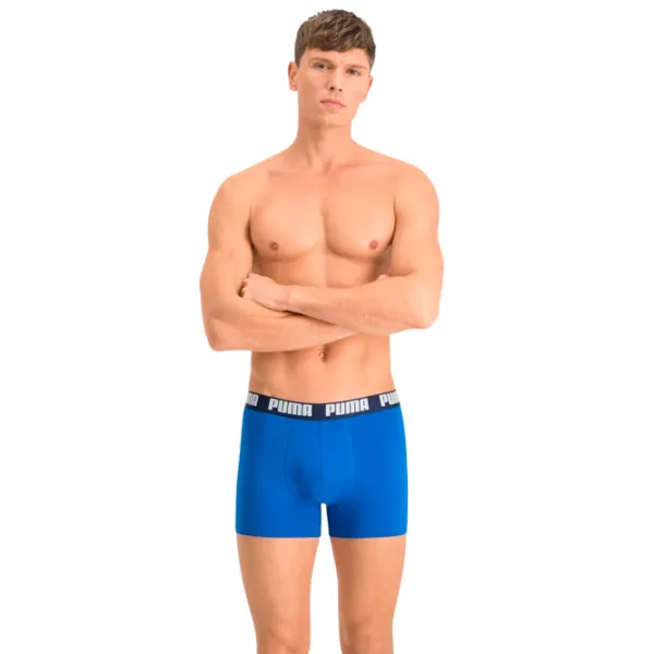 Сhiloţi pentru bărbați Puma Basic Boxer 2P L / Multicolor photo 3