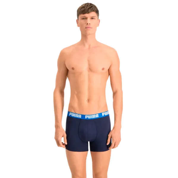 Сhiloţi pentru bărbați Puma Basic Boxer 2P L / Multicolor photo 4