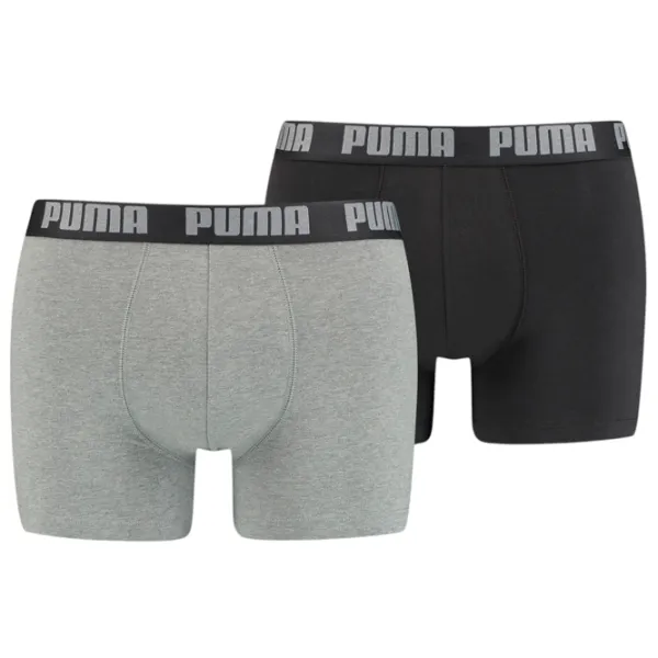 Сhiloţi pentru bărbați Puma Underwear Basic Boxer 2P XXL / Multicolor photo 1