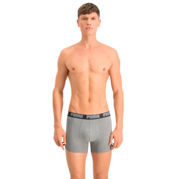 Сhiloţi pentru bărbați Puma Underwear Basic Boxer 2P XXL / Multicolor photo 3