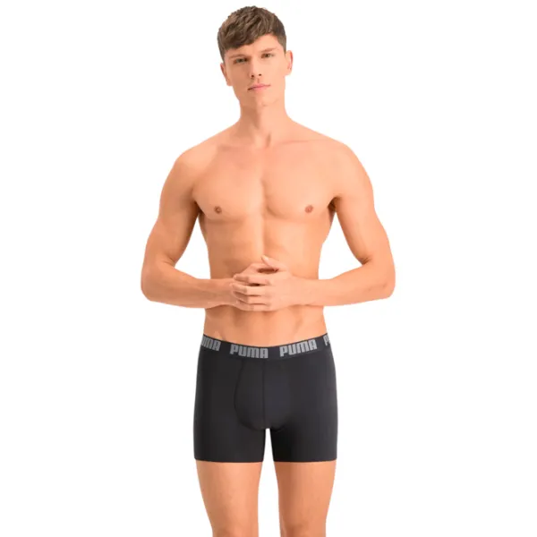 Сhiloţi pentru bărbați Puma Underwear Basic Boxer 2P XXL / Multicolor photo 4
