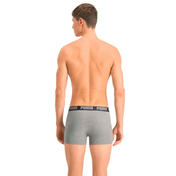 Сhiloţi pentru bărbați Puma Underwear Basic Boxer 2P S / Multicolor photo 5