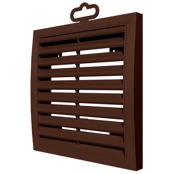 Grilă de ventilare ERA 1515РРH Plastic / Brown photo 1 Grilă de ventilare ERA 1515РРH Plastic / Brown photo 1