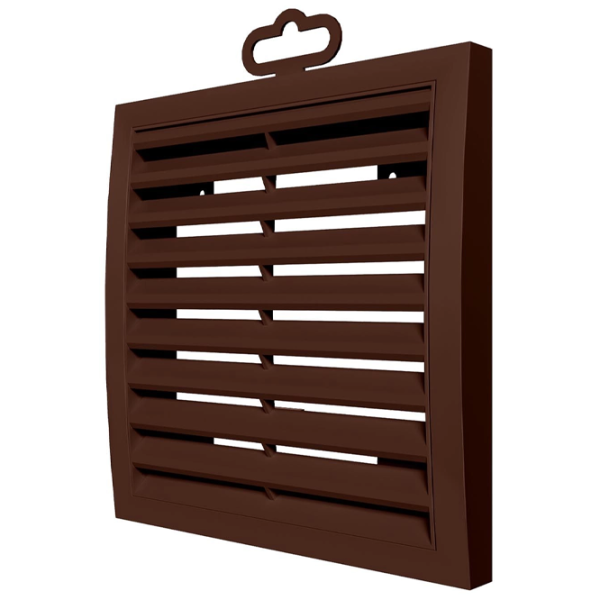 Grilă de ventilare ERA 1515РРH Plastic / Brown photo 1 Grilă de ventilare ERA 1515РРH Plastic / Brown photo 1