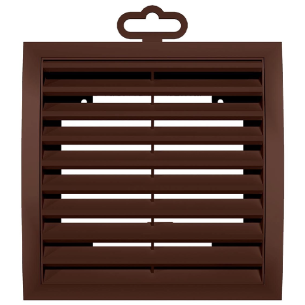 Grilă de ventilare ERA 1515РРH Plastic / Brown photo 3 Grilă de ventilare ERA 1515РРH Plastic / Brown photo 3