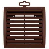 Grilă de ventilare ERA 1515РРH Plastic / Brown photo 3