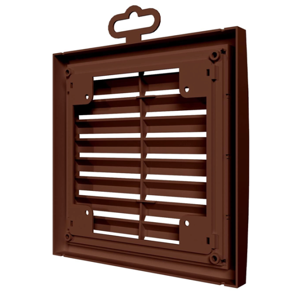 Grilă de ventilare ERA 1515РРH Plastic / Brown photo 4 Grilă de ventilare ERA 1515РРH Plastic / Brown photo 4