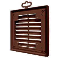 Grilă de ventilare ERA 1515РРH Plastic / Brown photo 4