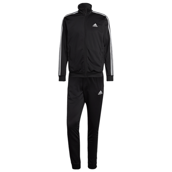 Costum sportiv pentru bărbați Adidas Basic 3-Stripes Tricot Track Suit  / S / Black photo 1 Costum sportiv pentru bărbați Adidas Basic 3-Stripes Tricot Track Suit  / S / Black photo 1