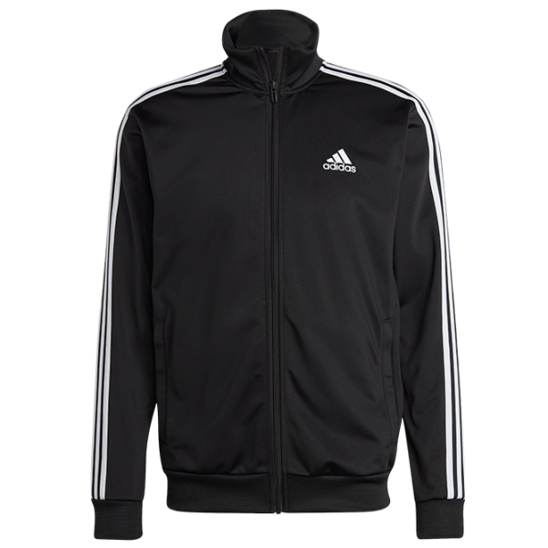 Costum sportiv pentru bărbați Adidas Basic 3-Stripes Tricot Track Suit  / XXL / Black photo 2 Costum sportiv pentru bărbați Adidas Basic 3-Stripes Tricot Track Suit  / XXL / Black photo 2