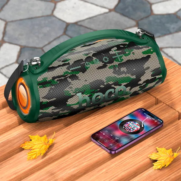 Boxă portabilă Hoco HA4 Surge 40 W/ Camouflage photo 4 Boxă portabilă Hoco HA4 Surge 40 W/ Camouflage photo 4