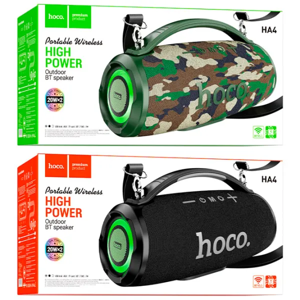 Boxă portabilă Hoco HA4 Surge 40 W/ Camouflage photo 5 Boxă portabilă Hoco HA4 Surge 40 W/ Camouflage photo 5