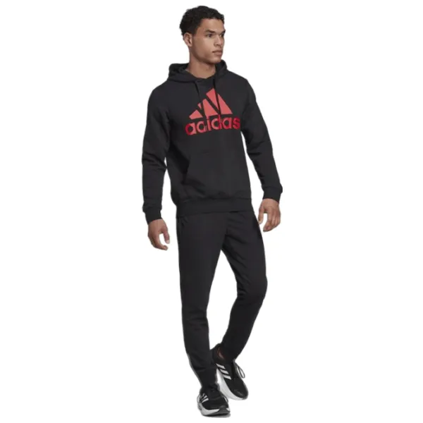 Costum sportiv pentru bărbați Adidas Essentials Big Logo French Terry 174 / / Black photo 2 Costum sportiv pentru bărbați Adidas Essentials Big Logo French Terry 174 / / Black photo 2