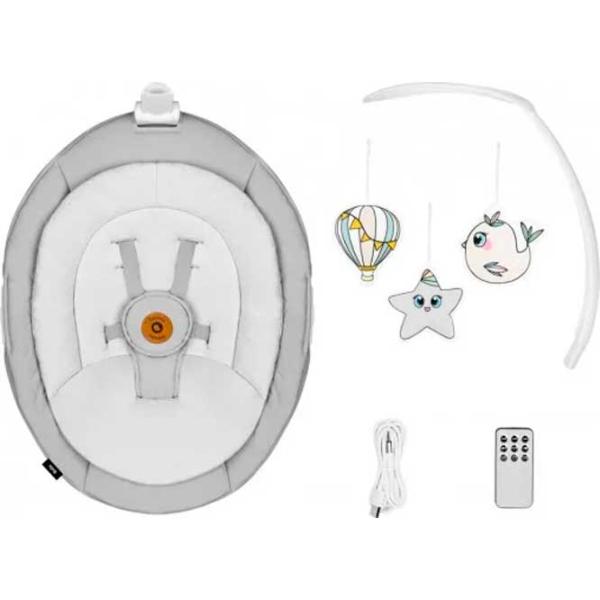 Детские качели Lionelo Bella (5903771703284) 9 кг/ Серый photo 8 Детские качели Lionelo Bella (5903771703284) 9 кг/ Серый photo 8
