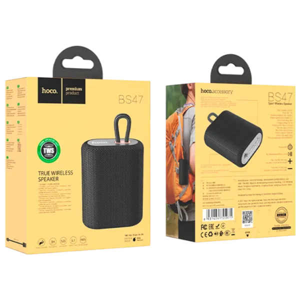 Boxă portabilă Hoco BS47 Uno 5 W/ Black photo 5