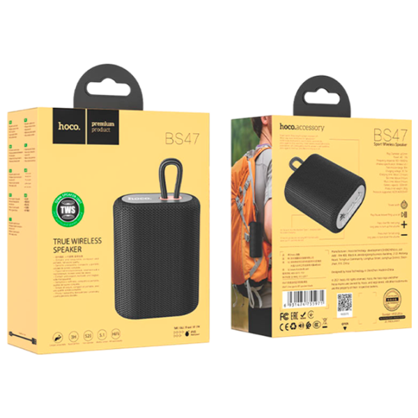 Boxă portabilă Hoco BS47 Uno 5 W/ Black photo 5
