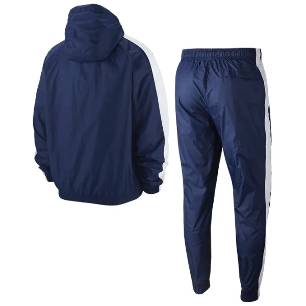 Costum sportiv pentru bărbați Nike Sportswear Hooded Woven Tracksuit  / XXL / Blue photo 3 Costum sportiv pentru bărbați Nike Sportswear Hooded Woven Tracksuit  / XXL / Blue photo 3