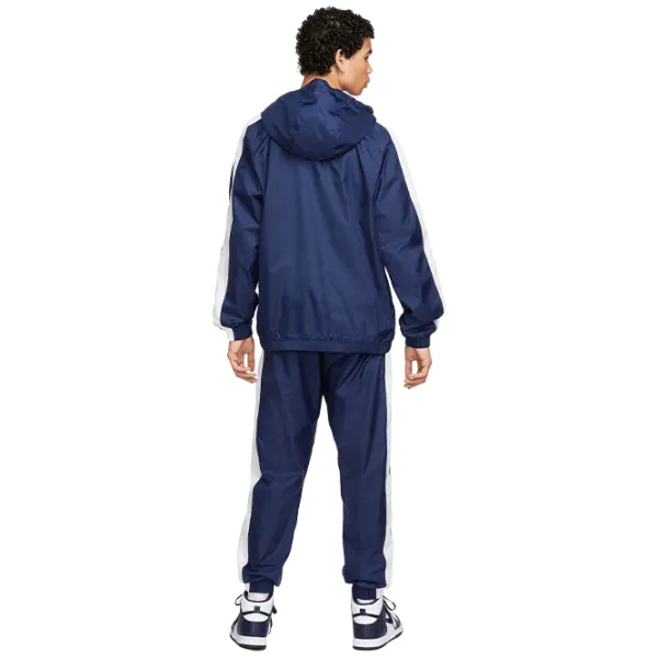Costum sportiv pentru bărbați Nike Sportswear Hooded Woven Tracksuit  / XXL / Blue photo 4 Costum sportiv pentru bărbați Nike Sportswear Hooded Woven Tracksuit  / XXL / Blue photo 4