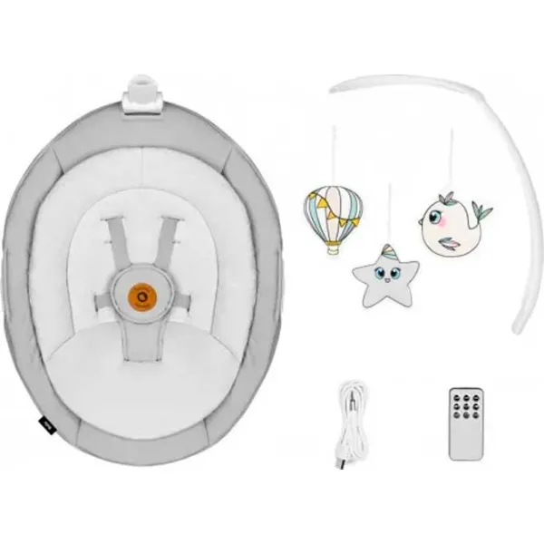 Leagăn pentru bebeluși Lionelo Set Bella (5903771703291) 9 kg/ Gray photo 8