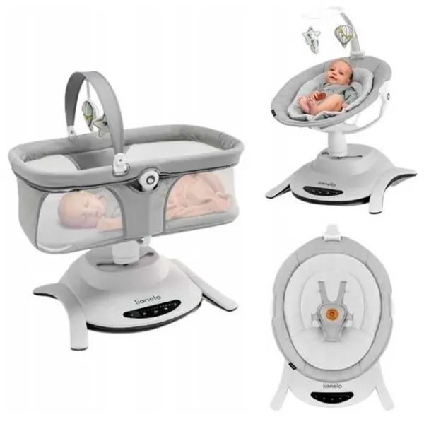 Leagăn pentru bebeluși Lionelo Set Bella (5903771703291) 9 kg/ Gray photo 11