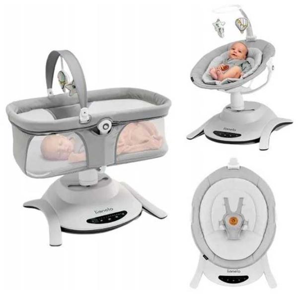 Leagăn pentru bebeluși Lionelo Set Bella (5903771703291) 9 kg/ Gray photo 11