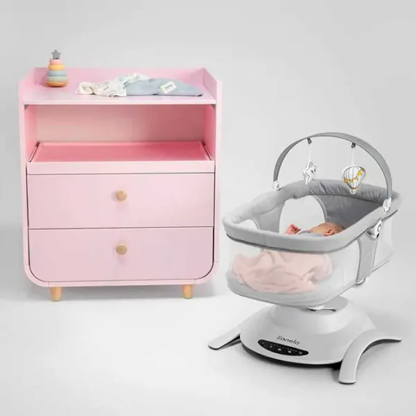 Leagăn pentru bebeluși Lionelo Set Bella (5903771703291) 9 kg/ Gray photo 12