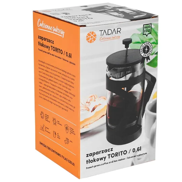 Френч-пресс Tadar Torito 0.6 л / Черный photo 8