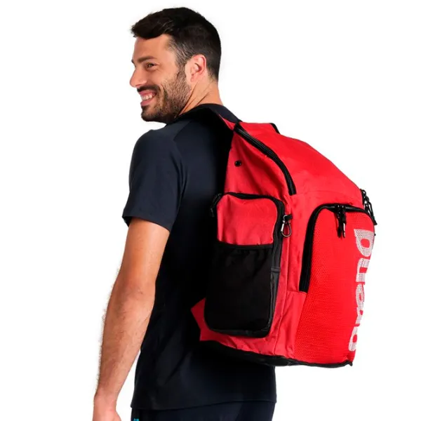 Rucsac Arena Sport Team Backpack  / White Red / 45 l photo 4 Rucsac Arena Sport Team Backpack  / White Red / 45 l photo 4