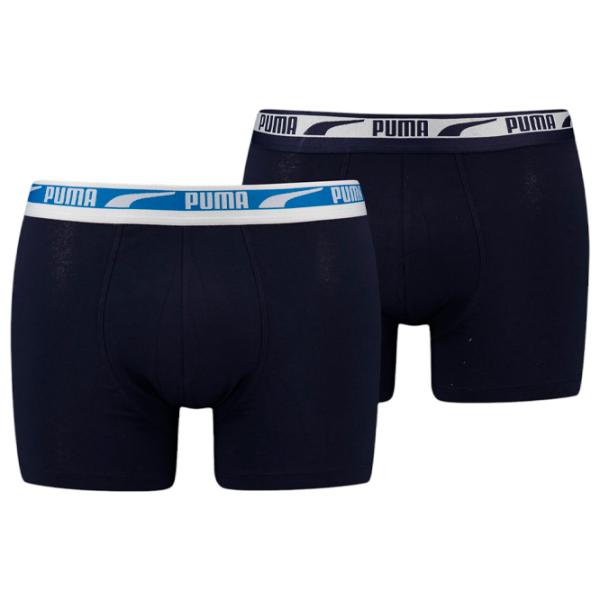 Сhiloţi pentru bărbați Puma Men Multi Logo Boxer 2P S / Peacoat photo 1 Сhiloţi pentru bărbați Puma Men Multi Logo Boxer 2P S / Peacoat photo 1