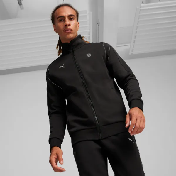 Jachetă sport pentru bărbați Puma Ferrari Style Mt7 L / Black photo 3