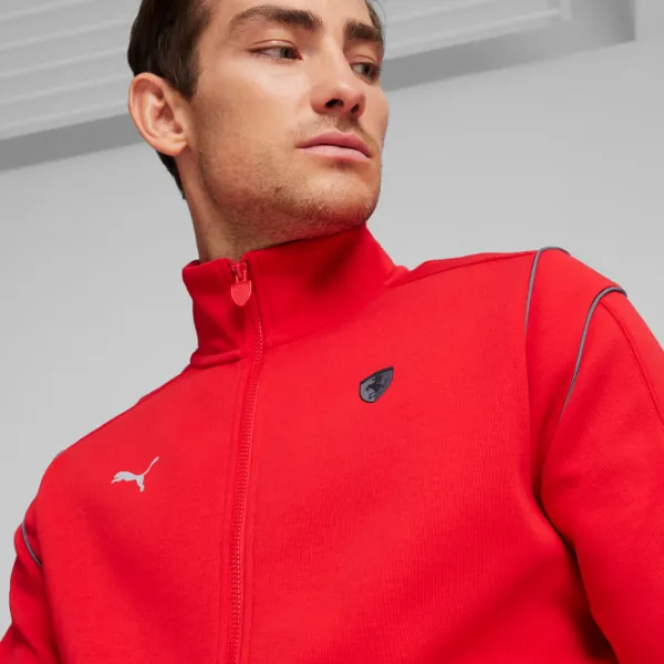 Jachetă sport pentru bărbați Puma Ferrari Style Mt7 XXL / Red photo 5