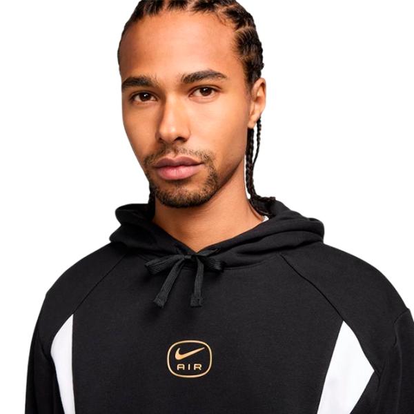 Hanorac pentru bărbați Nike Air Pullover Hoody Fleece  Drept / Black photo 2