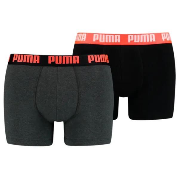 Сhiloţi pentru bărbați Puma Basic Boxer 2P S / Black photo 1