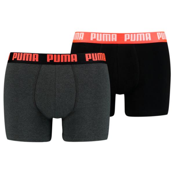 Сhiloţi pentru bărbați Puma Basic Boxer 2P S / Black photo 1
