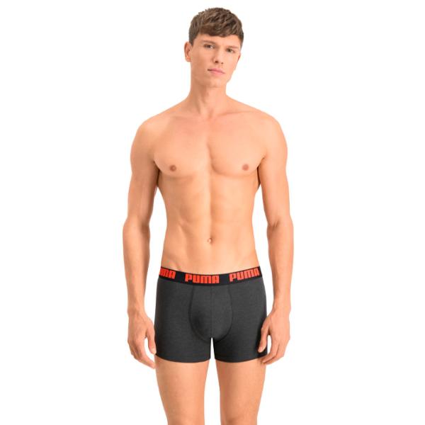 Сhiloţi pentru bărbați Puma Basic Boxer 2P S / Black photo 2