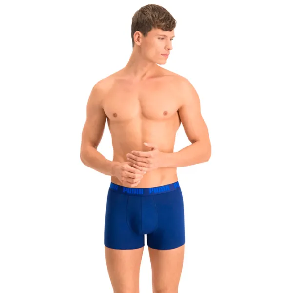 Сhiloţi pentru bărbați Puma Basic Boxer 2P S / Black photo 2