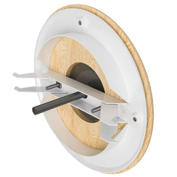 Grilă de ventilare ERA 12,5DW Pine  Metal / Lemn natural photo 4