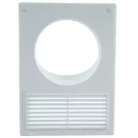 Grilă de ventilare ERA 1825РУ  Plastic / White