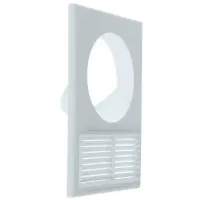 Grilă de ventilare ERA 1825РУ Plastic / White photo 2