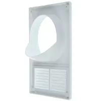 Grilă de ventilare ERA 1825РУ Plastic / White photo 3