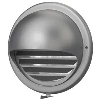 Grilă de ventilare ERA 16ВМ  Metal / Silver
