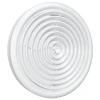 Вентиляционная решетка ЭРА 10DK  Пластик / Белый