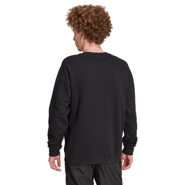 Hanorac pentru bărbați Adidas Trefoil Crew  Drept / Black photo 3
