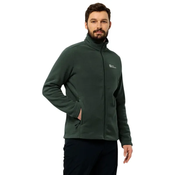 Hanorac pentru bărbați Jack Wolfskin Winterstein Fz M  Drept / Olive photo 2 Hanorac pentru bărbați Jack Wolfskin Winterstein Fz M  Drept / Olive photo 2