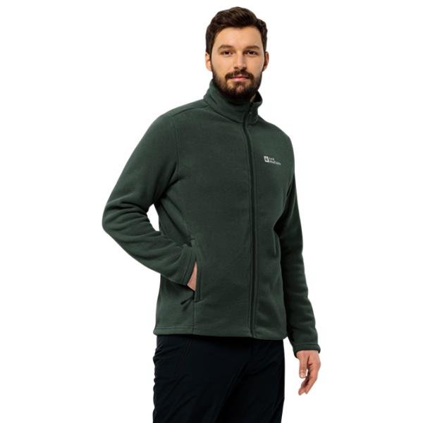 Hanorac pentru bărbați Jack Wolfskin Winterstein Fz M  Drept / Olive photo 2 Hanorac pentru bărbați Jack Wolfskin Winterstein Fz M  Drept / Olive photo 2